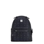 MCM SMALL STARK BACKPACK IN VISETOS BLACK
