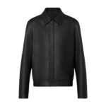 LOUIS VUITTON DAMIER SPREAD LEATHER BLOUSON