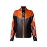 LOUIS VUITTON PATCHWORK LEATHER BIKER JACKET