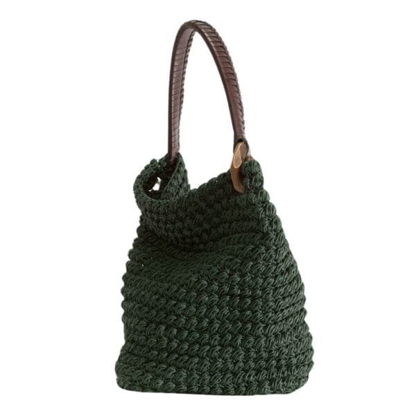 LARGE JWA CORNER BUCKET - TOP HANDLE BAG