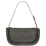 JWA BUMPER-15 - LEATHER SHOULDER BAG WITH CRYSTAL