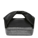 JWA MEDIUM TWISTER - LEATHER TOP HANDLE BAG WITH CRYSTALS