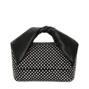 JWA MEDIUM TWISTER - LEATHER TOP HANDLE BAG WITH CRYSTAL