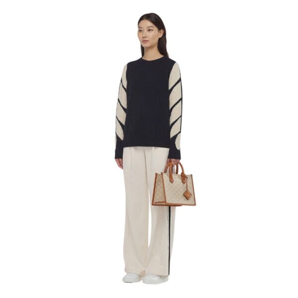 MCM SMALL HIMMEL TOTE IN LAURETOS BEIGE