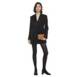 MCM MINI DIAMOND SHOULDER BAG IN VISETOS LEATHER MIX COGNAC