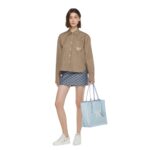 MCM MEDIUM HIMMEL SHOPPER IN LAURETOS BLUE