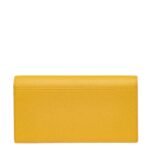 MCM Large Diamond Chain Wallet in Spanish Calf Leather Yellow|Old Gold