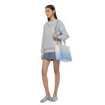 MCM LARGE MÜNCHEN TOTE IN GRADATION MONOGRAM LEATHER BLUE