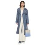 MCM SMALL LIZ SHOPPER IN GRADATION MONOGRAM LEATHER BLUE