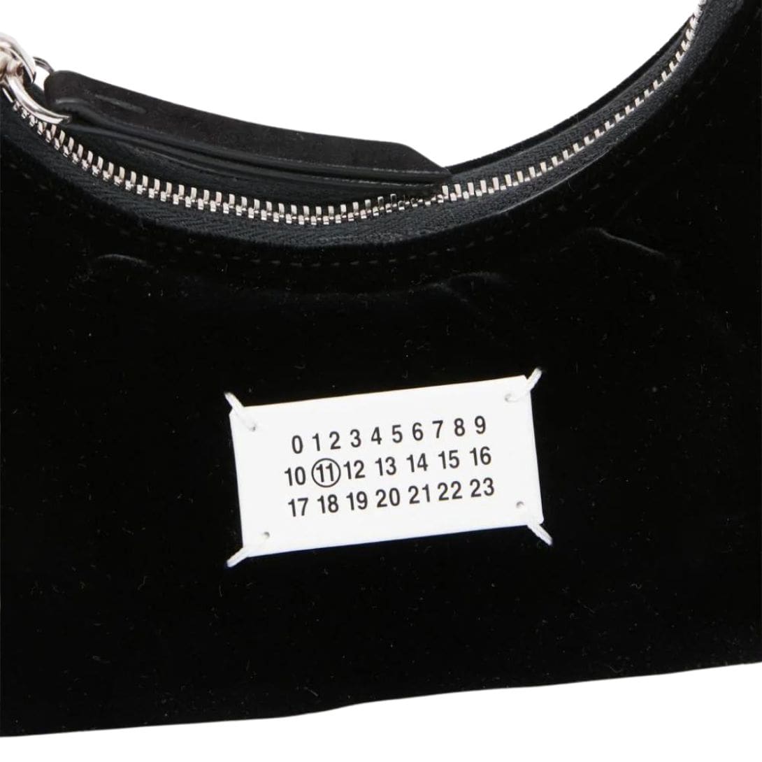 MAISON MARGIELA GLAM SLAM VELVET SHOULDER BAG