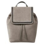 BRUNELLO CUCINELLI SUEDE BACKPACK WITH PRECIOUS CONTOUR