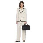 MCM MEDIUM ELLA BOSTON BAG IN MAXI MONOGRAM LEATHER BLACK