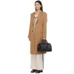 MCM MEDIUM ELLA BOSTON BAG IN VISETOS BLACK