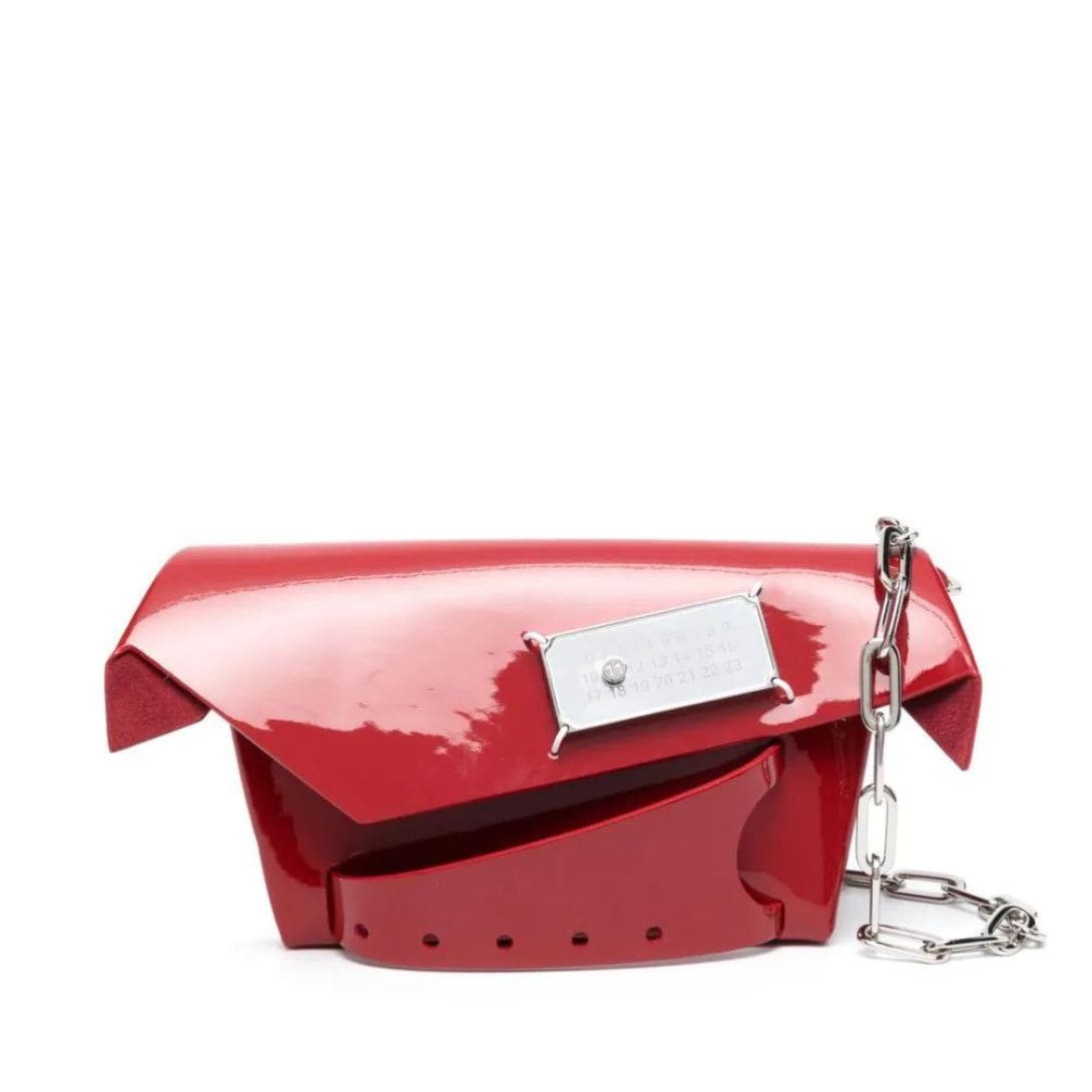 MAISON MARGIELA SMALL SNATCHED CLUTCH BAG