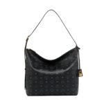 MCM LARGE AREN HOBO IN VISETOS BLACK