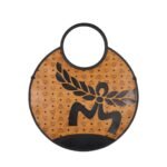 MCM X-LARGE AREN FOLD TOTE IN MEGA LAUREL VISETOS COGNAC