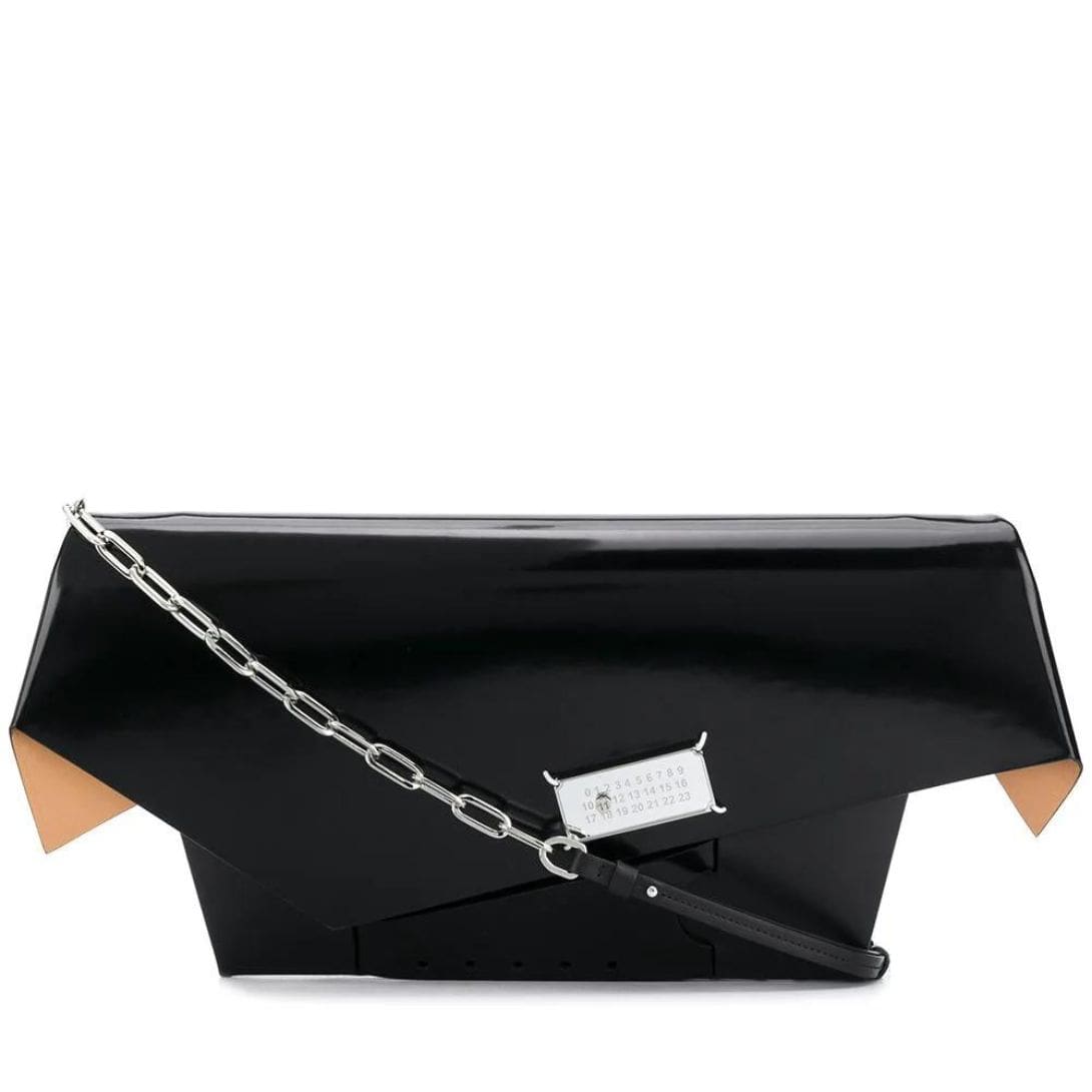 MAISON MARGIELA LARGE SNATCHED CLUTCH BAG