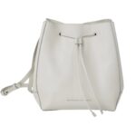BRUNELLO CUCINELLI CALFSKIN BUCKET BAG WITH MONILI