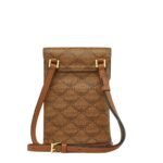 MCM MINI HIMMEL CROSSBODY POUCH IN LAURETOS COGNAC