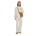 MCM MINI KLASSIK CROSSBODY IN VISETOS COGNAC