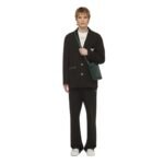 MCM MINI KLASSIK CROSSBODY IN MAXI MONOGRAM LEATHER GREEN