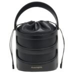 ALEXANDER MCQUEEN WOMEN'S THE RISE BUCKET IN BLACK