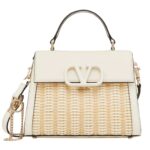 VALENTINO GARAVANI SMALL VSLING WICKER HANDBAG
