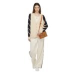 MCM SMALL TRACY SHOULDER BAG IN VISETOS COGNAC