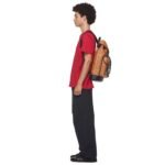 MCM LARGE BRANDENBURG BACKPACK IN VISETOS COGNAC