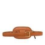 MCM MODE TRAVIA BELT W/ ZIP POUCH IN NAPPA LEATHER COGNAC