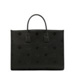 MCM LARGE MUNCHEN TOTE IN MAXI MONOGRAM LEATHER BLACK