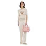 MCM SMALL HIMMEL TOTE IN LAURETOS PINK