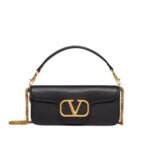 VALENTINO GARAVANI LOCÒ CALFSKIN SHOULDER BAG