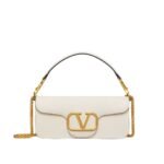 VALENTINO GARAVANI LOCÒ CALFSKIN SHOULDER BAG
