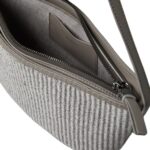 BRUNELLO CUCINELLI TECHNO COTTON RAFFIA BAG WITH SHINY ZIPPER PULL