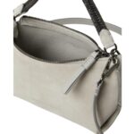 BRUNELLO CUCINELLI SUEDE BAG WITH PRECIOUS BRAIDED HANDLE
