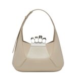 Alexander McQueen Women's the jewelled hobo Bag in camel.