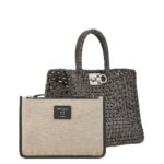 FERRAGAMO STUDIO BOX BAG (M)