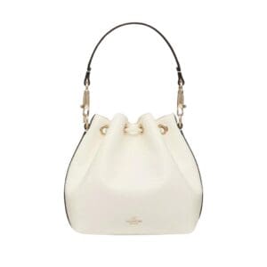 SMALL VALENTINO GARAVANI LOCÒ CALFSKIN BUCKET BAG
