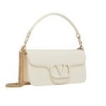 VALENTINO GARAVANI LOCÒ CALFSKIN SHOULDER BAG