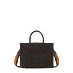 MCM MINI MÜNCHEN TOTE IN SPANISH CALF LEATHER BLACK