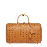 MCM OTTOMAR WEEKENDER BAG IN VISETOS COGNAC