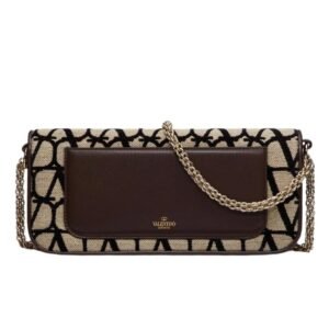 VALENTINO GARAVANI LOCÒ TOILE ICONOGRAPHE SHOULDER BAG