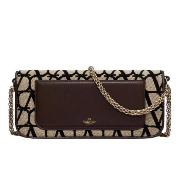 VALENTINO GARAVANI LOCÒ TOILE ICONOGRAPHE SHOULDER BAG