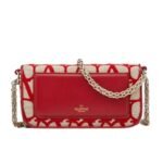 SMALL VALENTINO GARAVANI LOCÒ TOILE ICONOGRAPHE SHOULDER BAG