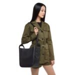 MCM LARGE MODE TRAVIA TOTE IN SPANISH NAPPA LEATHER BLACK