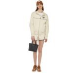 MCM MINI TONI TOP-ZIP SHOPPER IN VISETOS BLACK