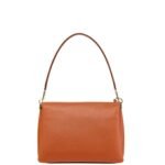 MCM MEDIUM MODE TRAVIA SHOULDER BAG IN SPANISH CALF LEATHER BROWN