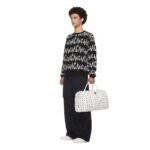 MCM OTTOMAR WEEKENDER BAG IN VISETOS WHITE