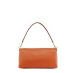 MCM SMALL MODE TRAVIA SHOULDER BAG IN SPANISH CALF LEATHER BROWN